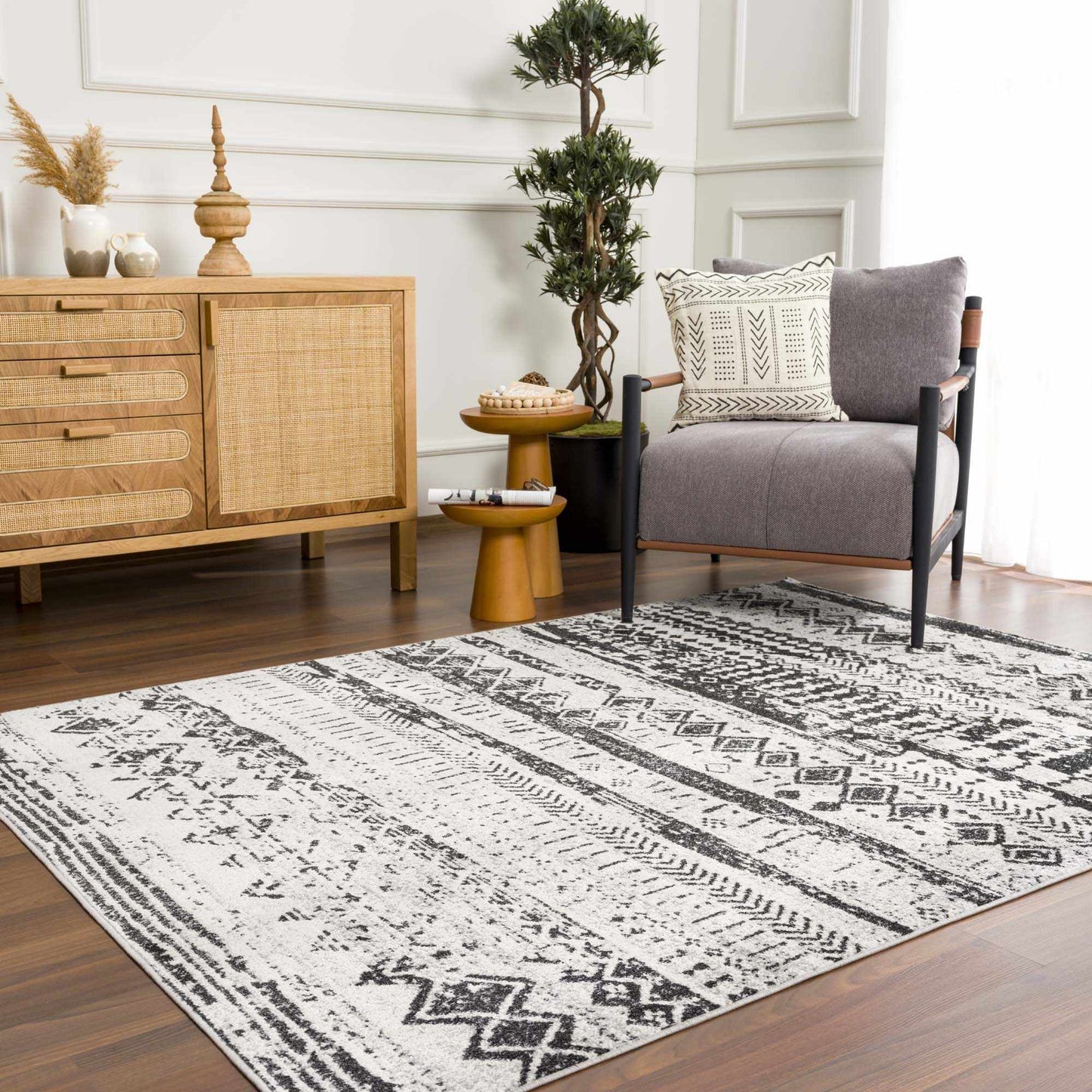 Lyssons Washable Area Rug - - Rugs
