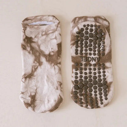 Breathable Tie-Dye Yoga Socks Kia Day Design