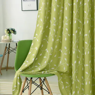 Modern Minimalist Cotton Linen Embroidered Curtains Kia Day Design