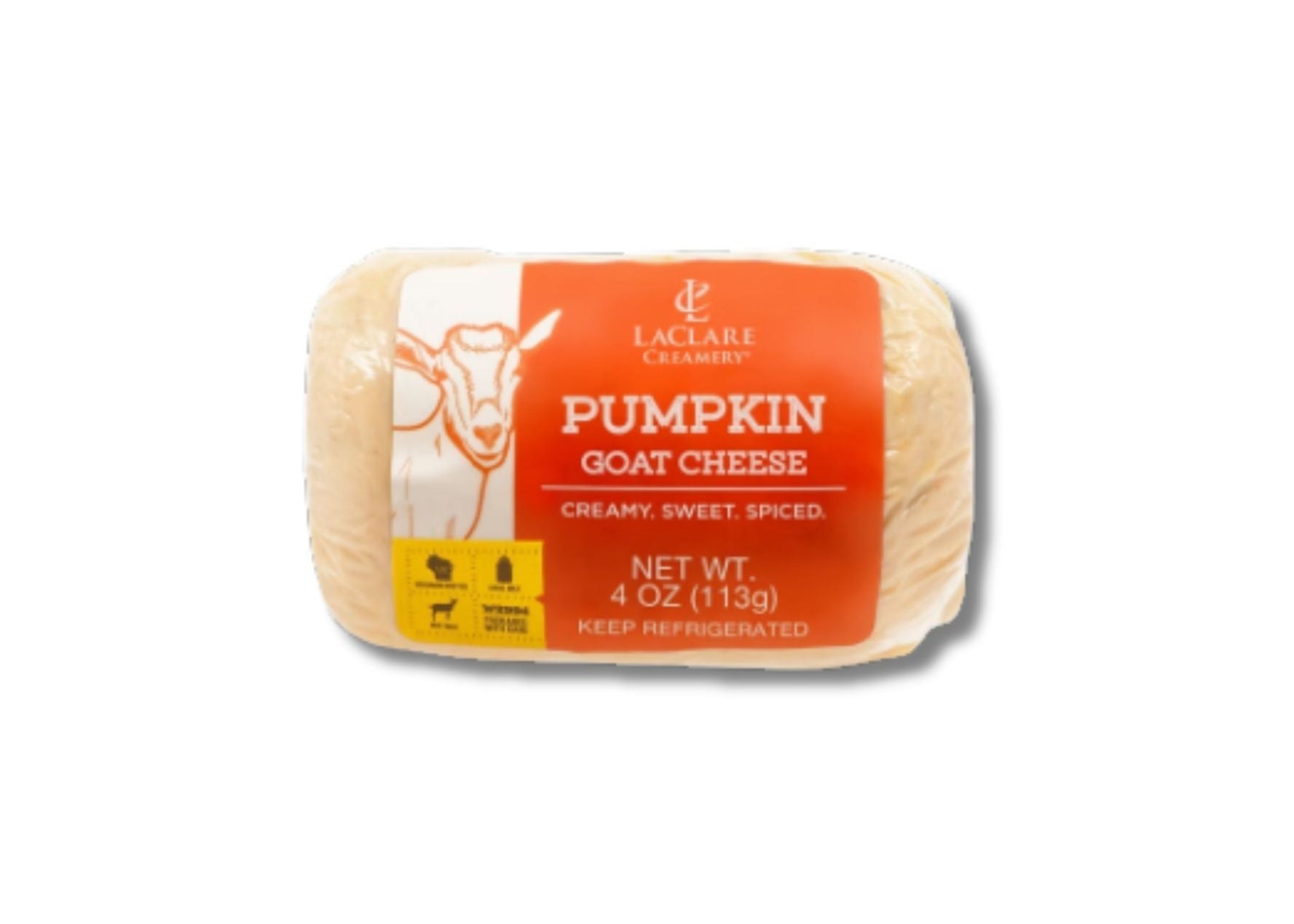 LaClare Pumpkin Goat Cheese- Keystone Cheese- {{Product type}}