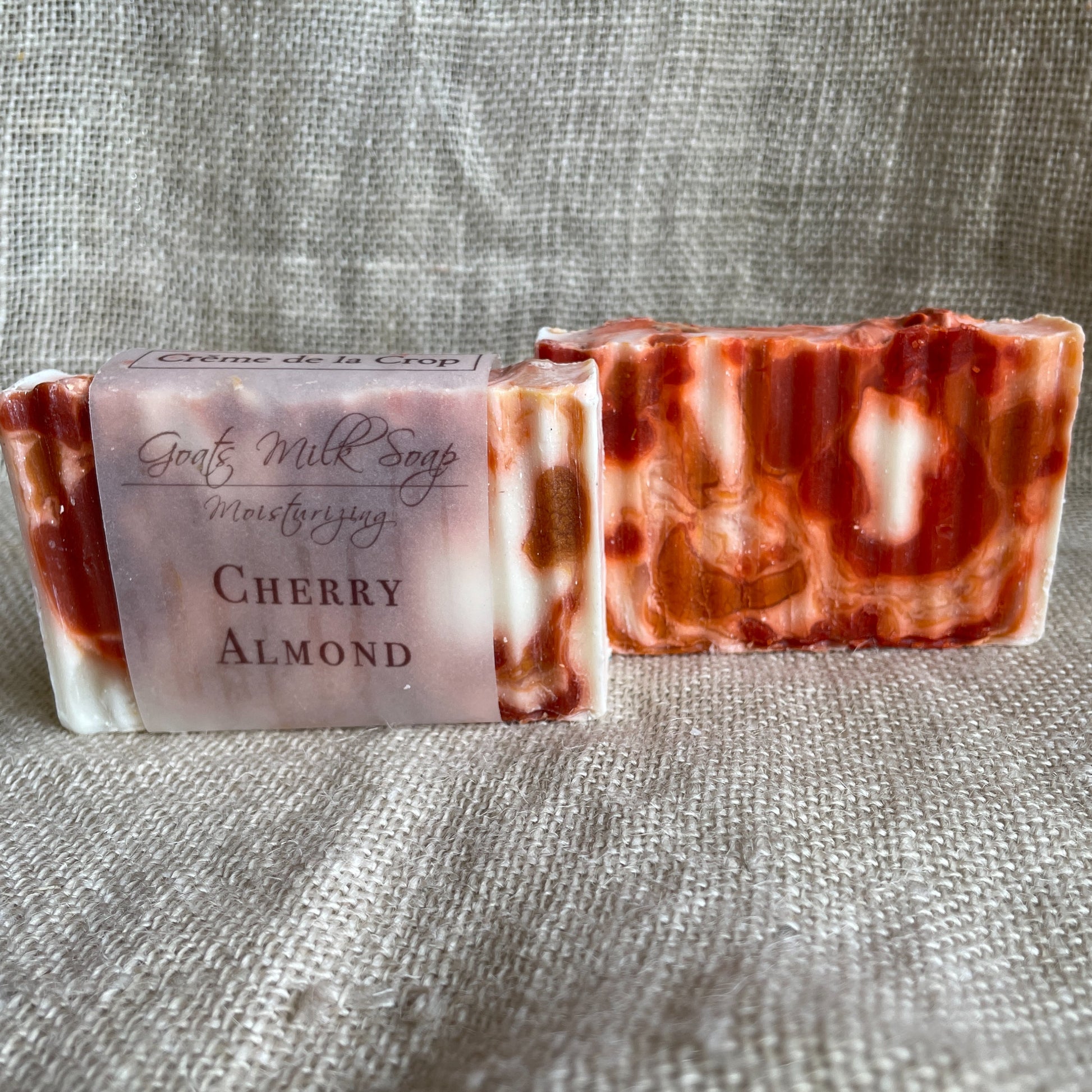 Goats Milk Soap - Cherry Almond - -