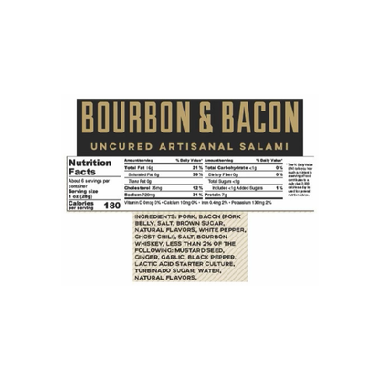 Bourbon & Bacon- Gastros Craft Meats- {{Product type}}