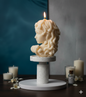 Large Medusa Candle | Sculptural Greek Mythology Art - - candles