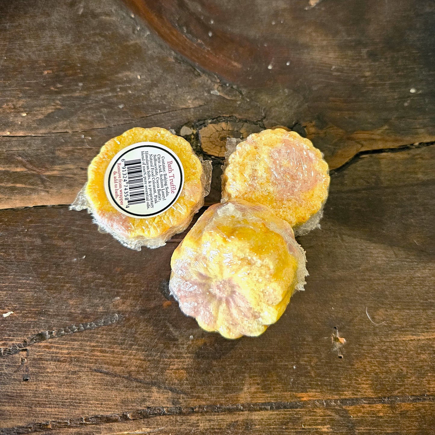 Bubble Bath Truffle - Mini Bubble Bath Bomb with Cocoa & Mango Butter - 1 Truffle - Euphoria (Seasonal - Jan-Jun) - Bath Truffles