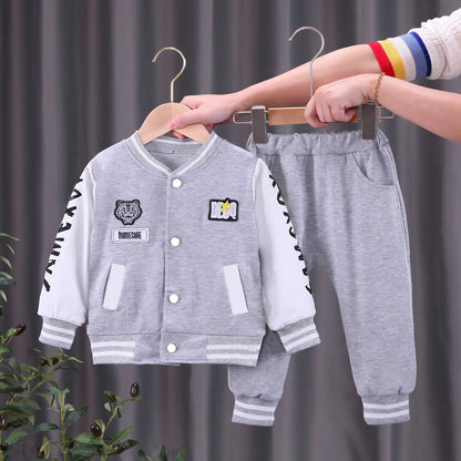 Childrens Baseball Jacket Gray 80cm