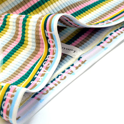 Classic Retro Low Waist Cotton Rainbow Stripe Briefs - Kia Day Design