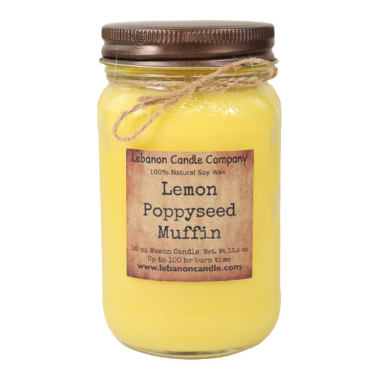 Lemon Poppyseed Muffin Candle - - Candles & Melts