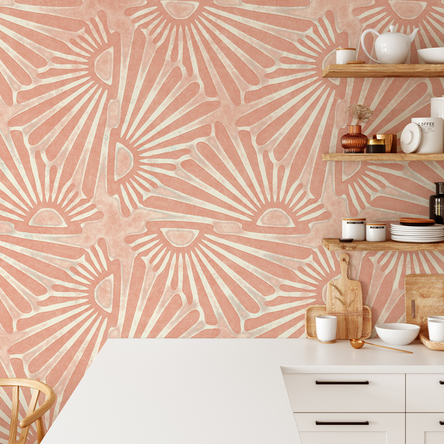 Lena Wallpaper- WALL BLUSH- {{Product type}}