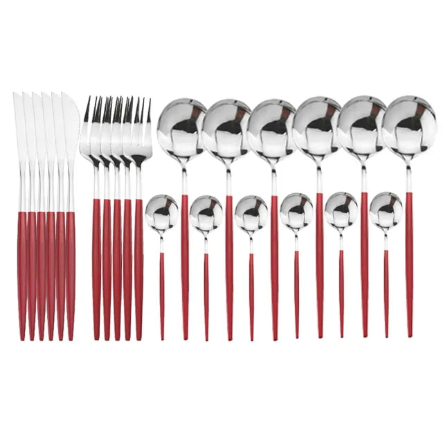 Kitchen Fork Knife Spoon Tableware Set