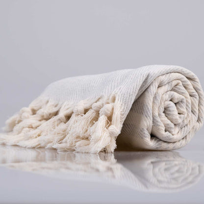 Bora Peshtemal - Light Gray - Towels