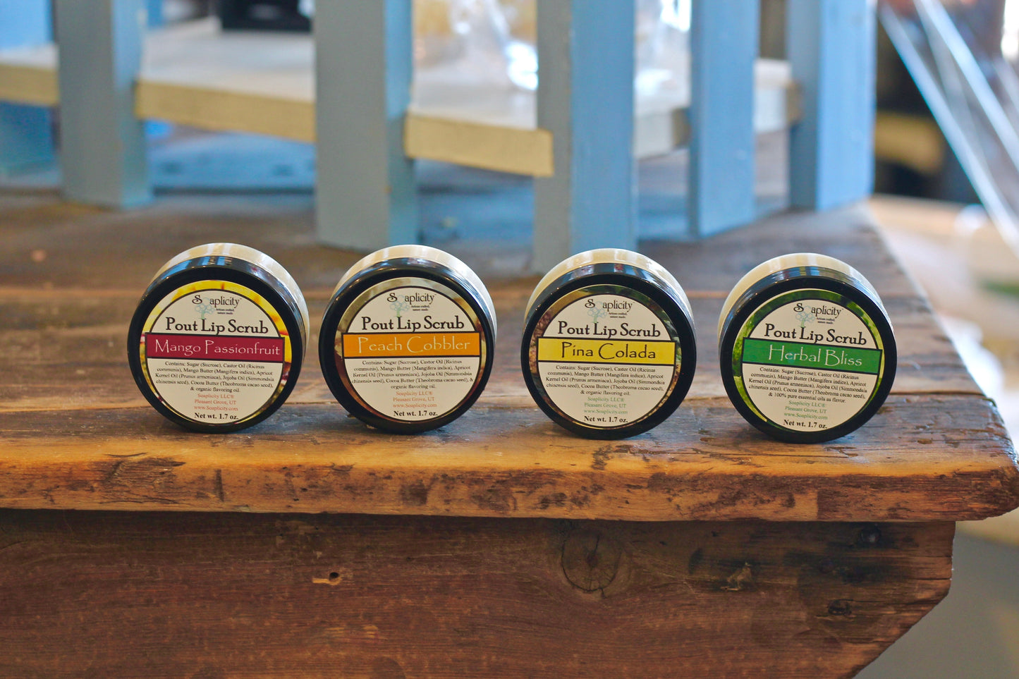 Mango Passionfruit Pout Lip Scrub - - Lip Scrubs