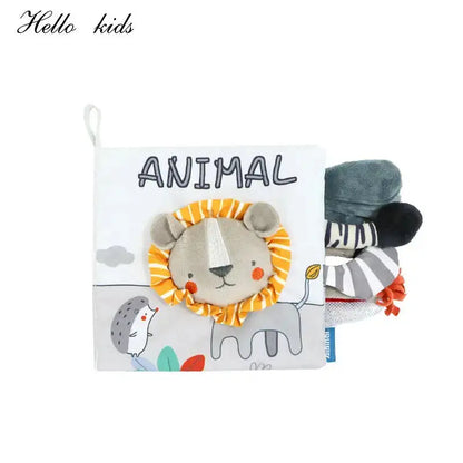 3D Soft Baby Books Activity Quiet Cloth Book Lion