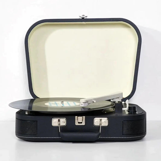 Retro Bluetooth Vinyl Record Player and Speaker Unit - Kia Day Design