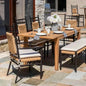 Low Country Dining Chair Premium Wicker Furniture - - Outdoor Dining Chairs