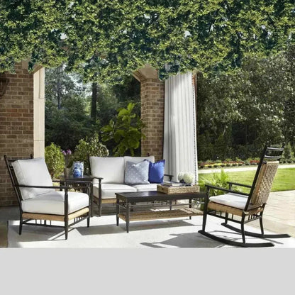 Low Country Loveseat Premium Wicker Furniture- LOOMLAN- {{Product type}}