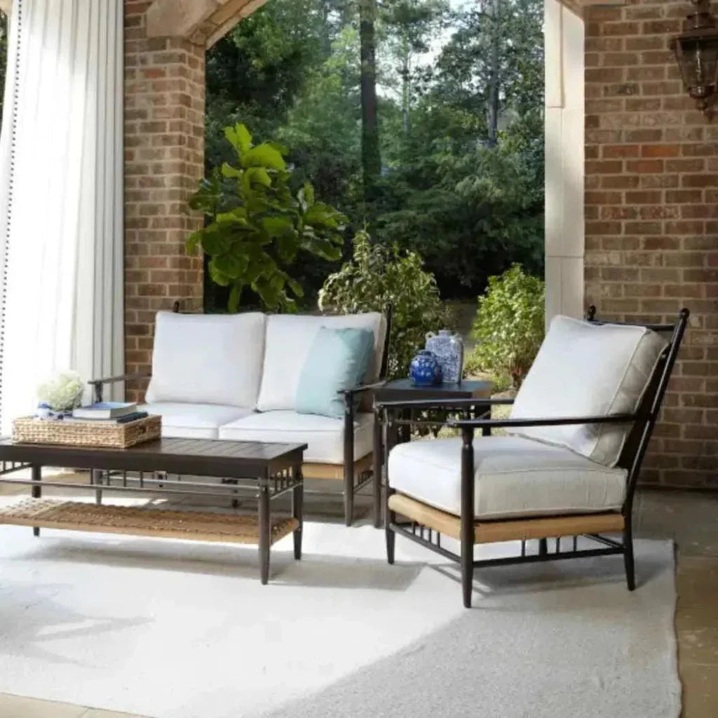 Low Country Loveseat Premium Wicker Furniture- LOOMLAN- {{Product type}}