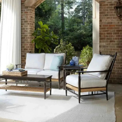 Low Country Loveseat Premium Wicker Furniture- LOOMLAN- {{Product type}}