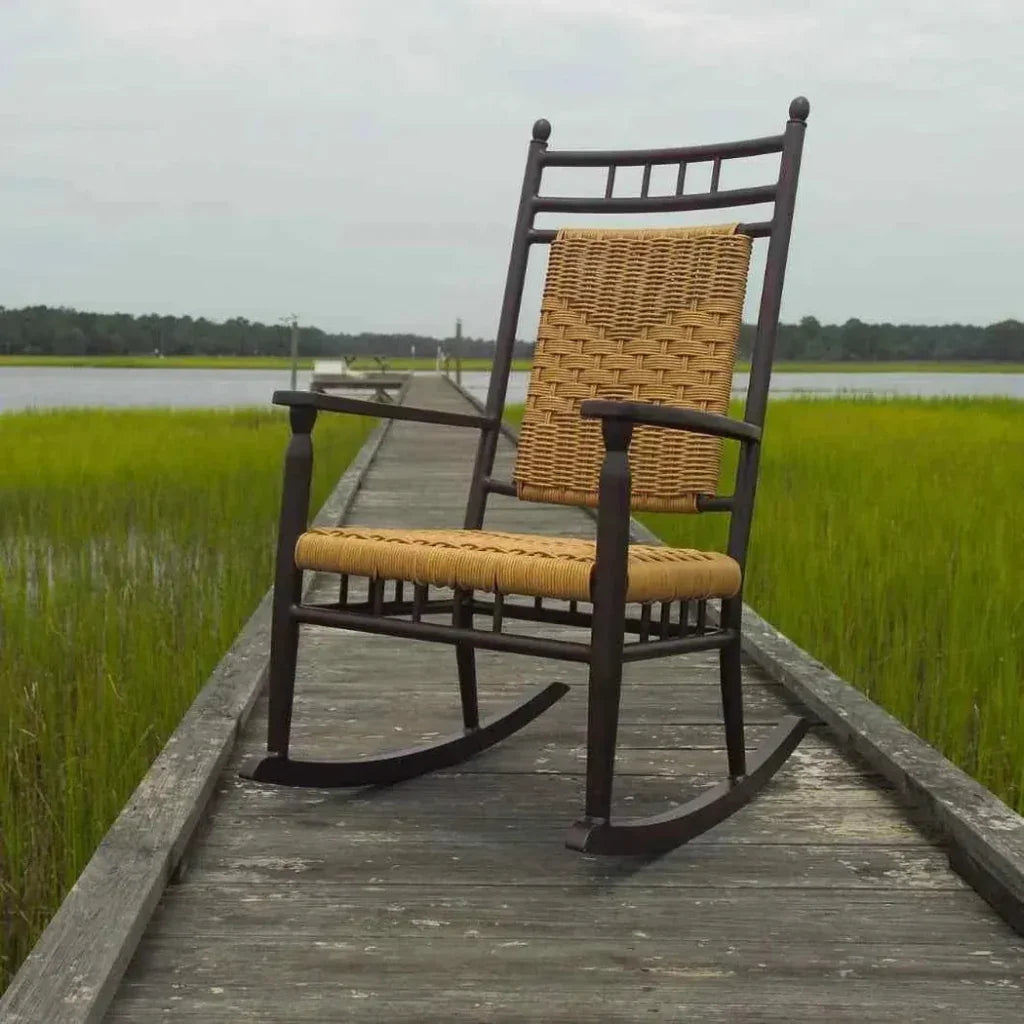 Low Country Porch Rocker Premium Wicker Furniture- LOOMLAN- {{Product type}}