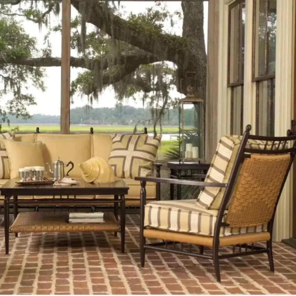 Low Country Sofa Premium Wicker Furniture- LOOMLAN- {{Product type}}