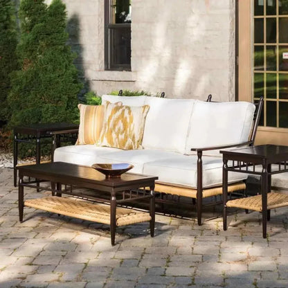 Low Country Sofa Premium Wicker Furniture- LOOMLAN- {{Product type}}