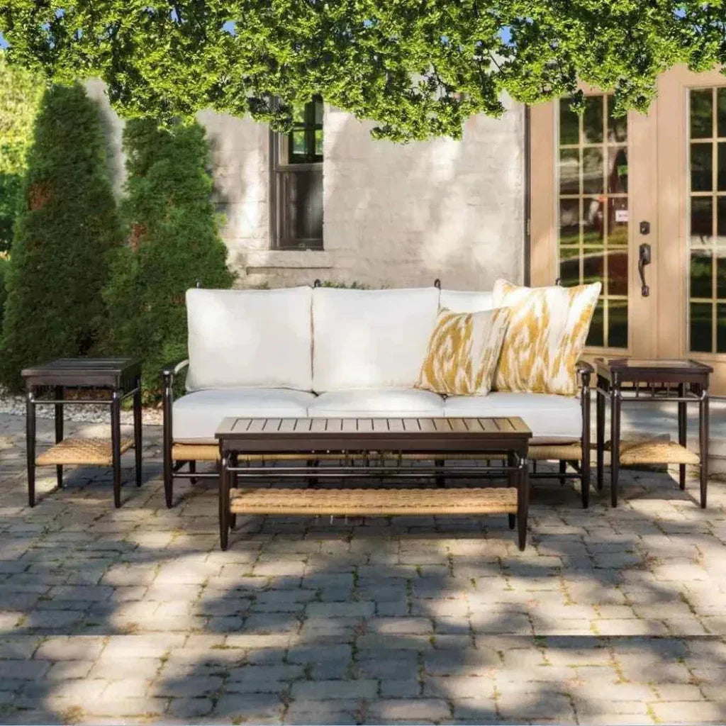 Low Country Sofa Premium Wicker Furniture- LOOMLAN- {{Product type}}