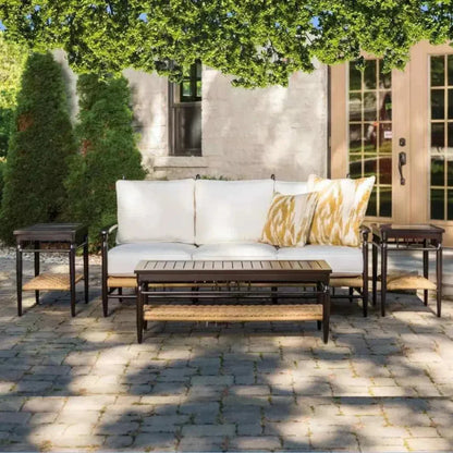 Low Country Sofa Premium Wicker Furniture- LOOMLAN- {{Product type}}