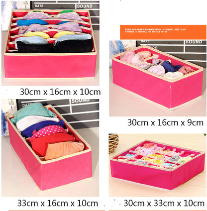 Multicolor Lingerie Storage Box Set