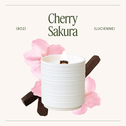 Lucienne - Cherry Sakura Candle - 8 oz - candle