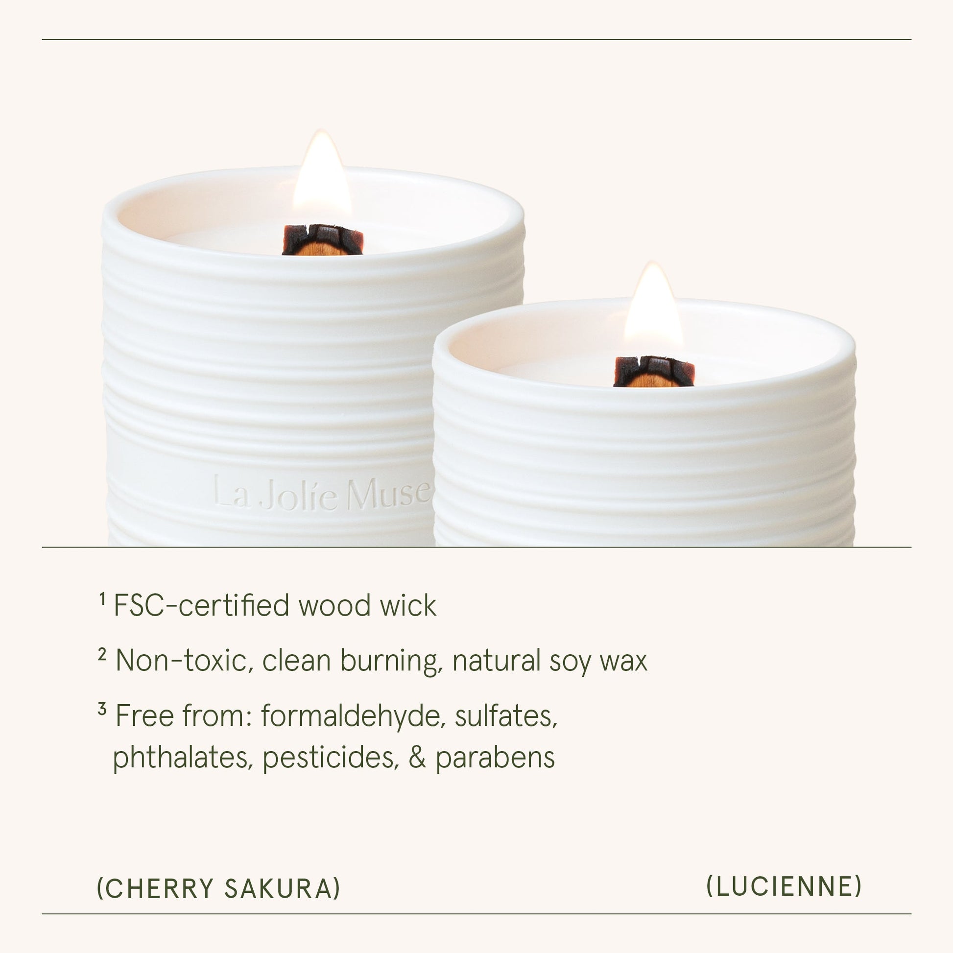 Lucienne - Cherry Sakura Candle - - candle