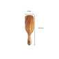 Acacia Teak Wood Long-Handled Cooking Spatula Set Small 20.5cm*6cm