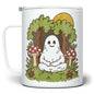 Meditating Ghost Insulated Travel Mug - 12oz -