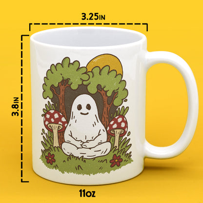 Meditating Ghost Mug - -
