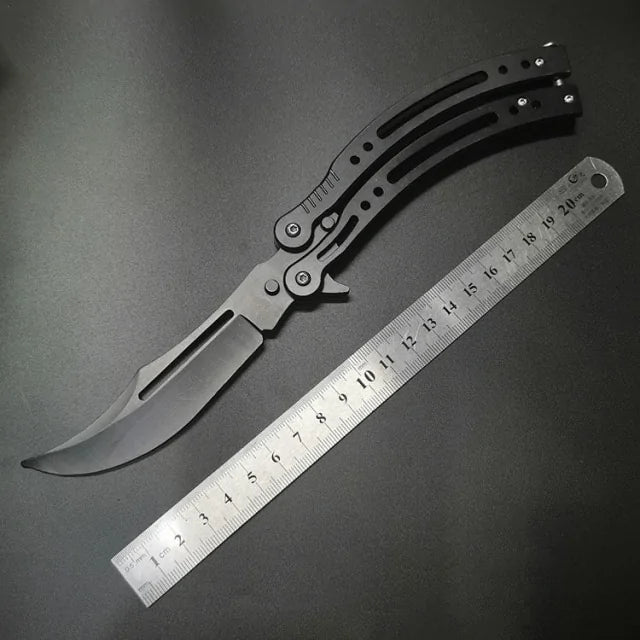 Not Edged Doppler Phase Butterfly Knife