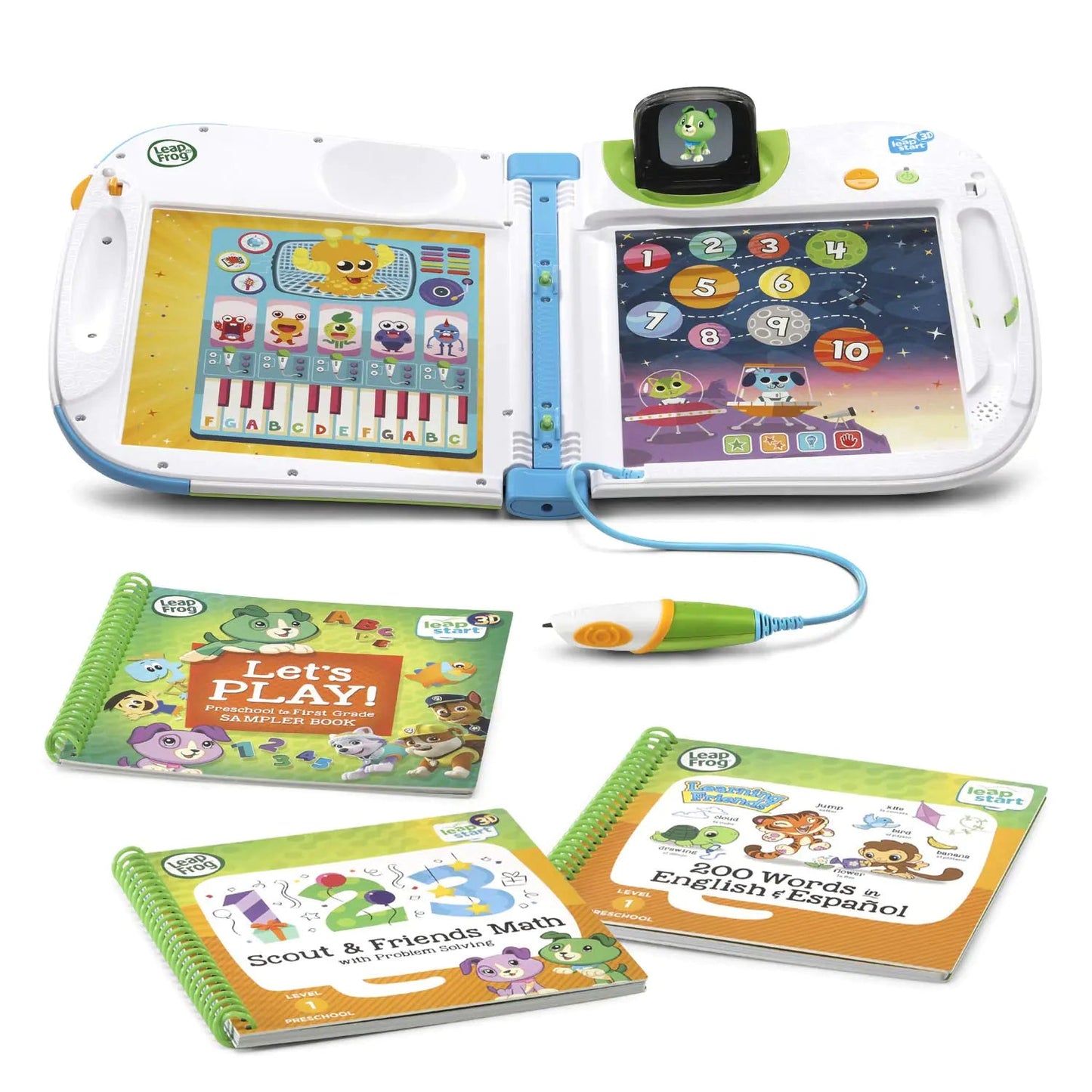 LeapFrog LeapStart 3D Interactive Learning System & 2 Book Combo Pack - Multicolor - educational toy