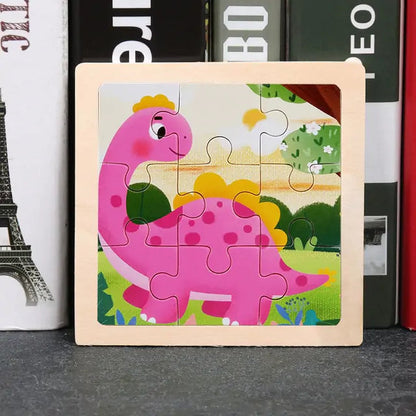 Kids Wooden 3D Puzzle - Kia Day Design