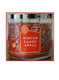 Bath & Body Works 3-Wick WINTER CANDY APPLE Scented Candle - n a - candle
