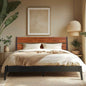 Callisto Solid Wood Bed Frame - Only Bed Black Ristretto - Bed Frame