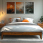 Mervyn Solid Wood Bed Frame - Caramel - Bed Frame