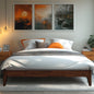 Mervyn Solid Wood Bed Frame - Chocolate - Bed Frame