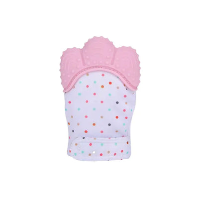 Baby Teething Mitten Pink