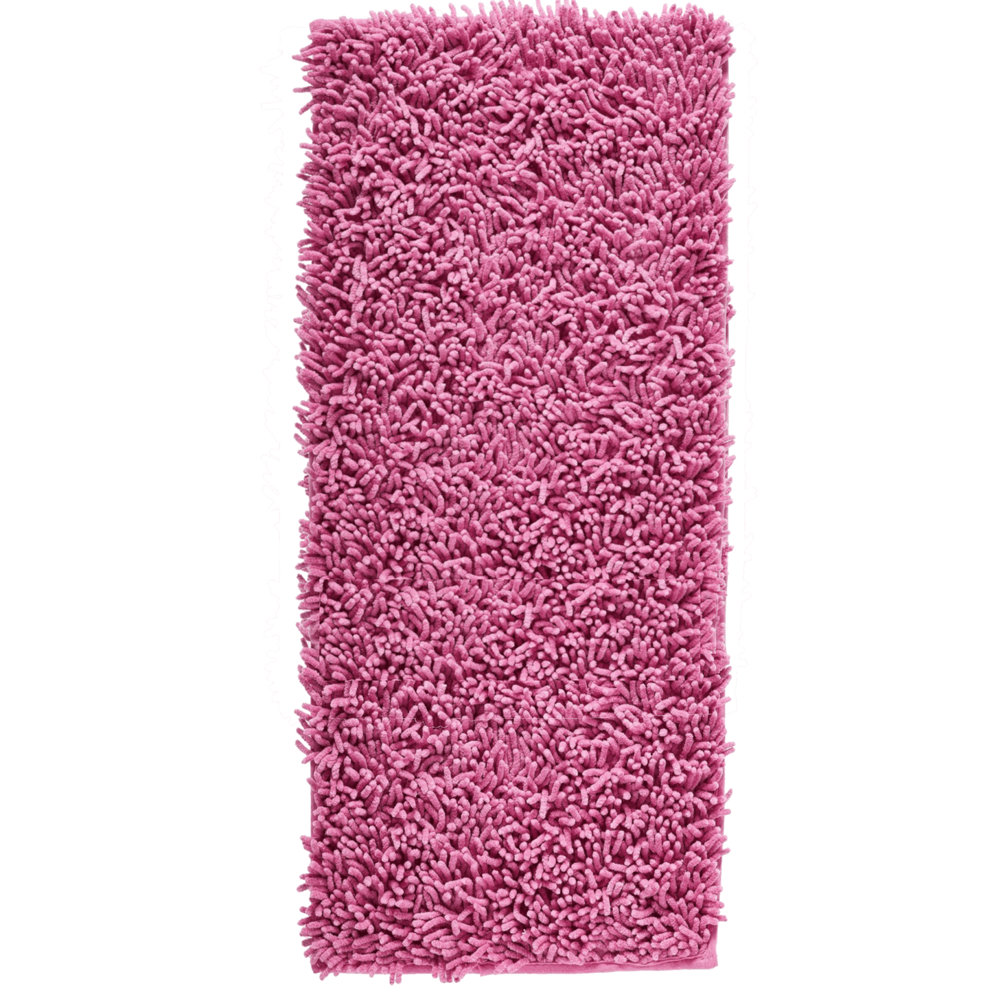 Tache Cotton Chenille Hot Pink Shag Area / Bathroom Rug (MATP) - Pink 31 x 96 - Rug