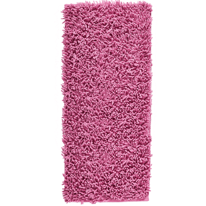 Tache Cotton Chenille Hot Pink Shag Area / Bathroom Rug (MATP) - Pink 31 x 96 - Rug