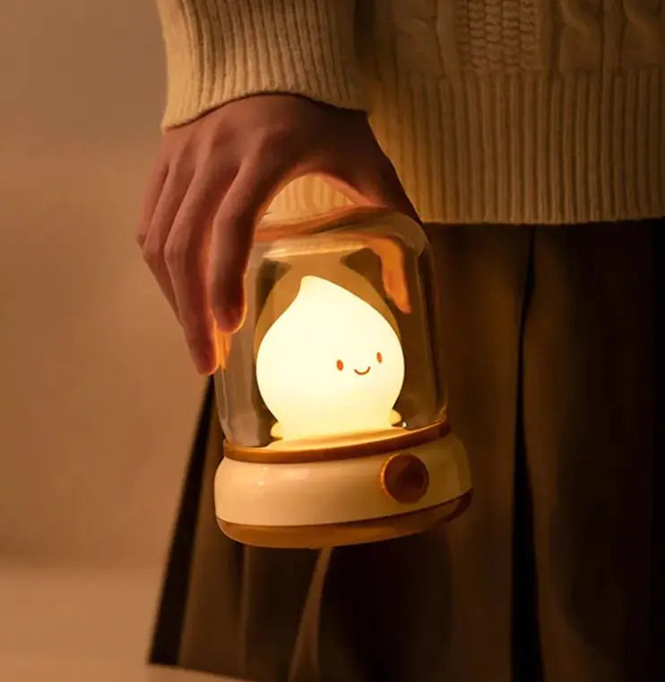 Small Mini Desktop LED USB Rechargeable Table Night Lamp - Kia Day Design