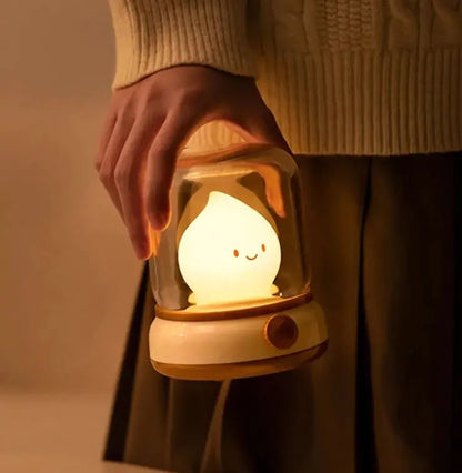 Small Mini Desktop LED USB Rechargeable Table Night Lamp - Kia Day Design