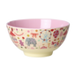 Medium Melamine Bowl - Fun Fair Pink Print - 23.7oz - - - Tableware