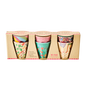 Melamine Cups 'DANCE IT OUT' Prints - Small - 6 pcs. in Gift Box - - Cups