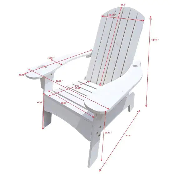Wooden Adirondack Chairs - - chair