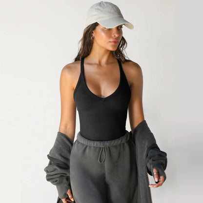 Womens Knitted Slim Top Vest - Kia Day Design