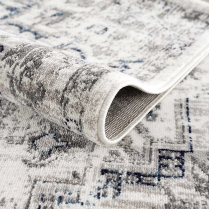 Buenaventura Cream & Navy Area Rug - - Rugs
