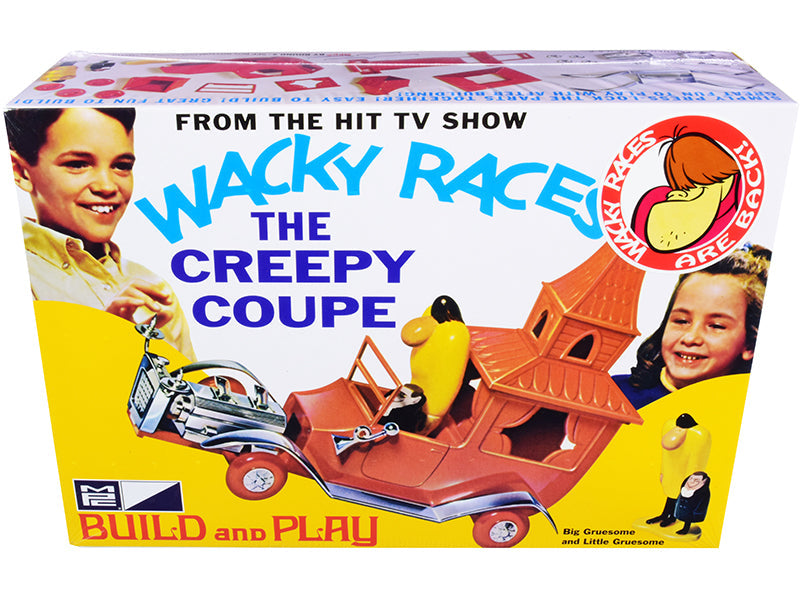 Skill 2 Snap Model Kit The Creepy Coupe with Big Gruesome and Little Gruesome Figurines "Wacky Races" (1968) TV Series 1/25 Scale Model by MPC - - Toys & Games